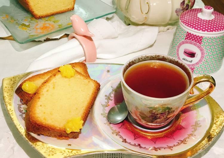 Quatre-quarts aux agrumes - Bolo de frutas cítricas