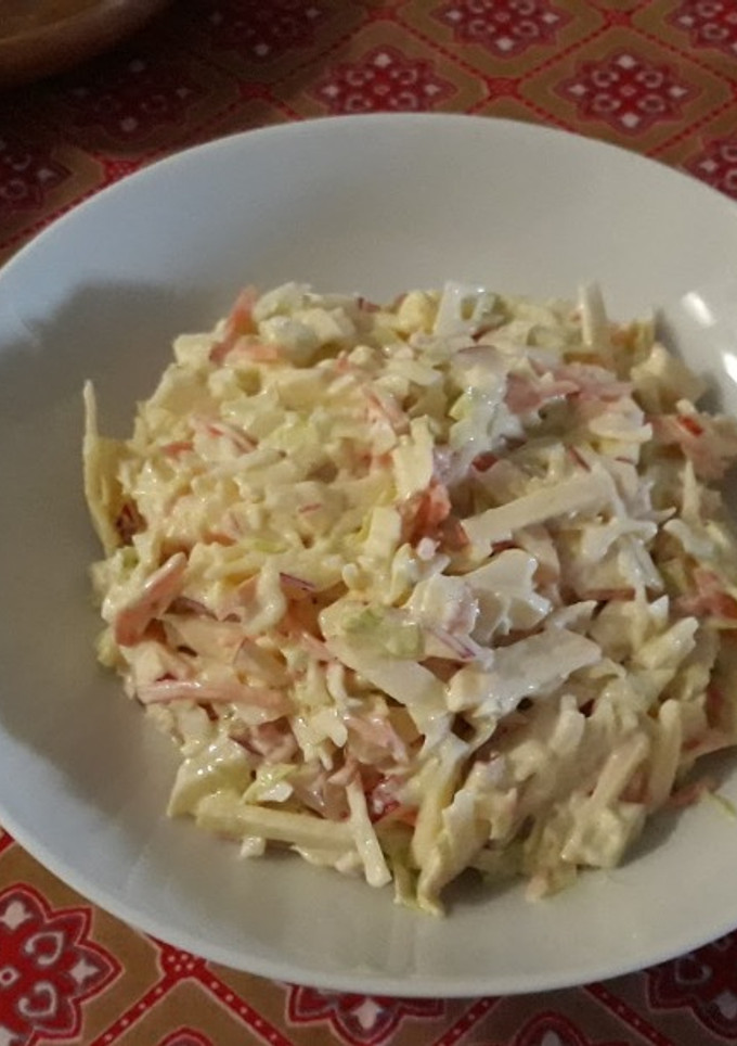 Una foto de Ensalada coleslaw americana