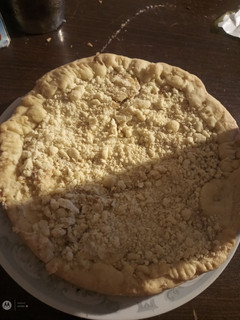 Una foto de Torta de manzana con crumble