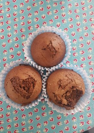 Una foto de Muffins rápidos de chocolate y coco