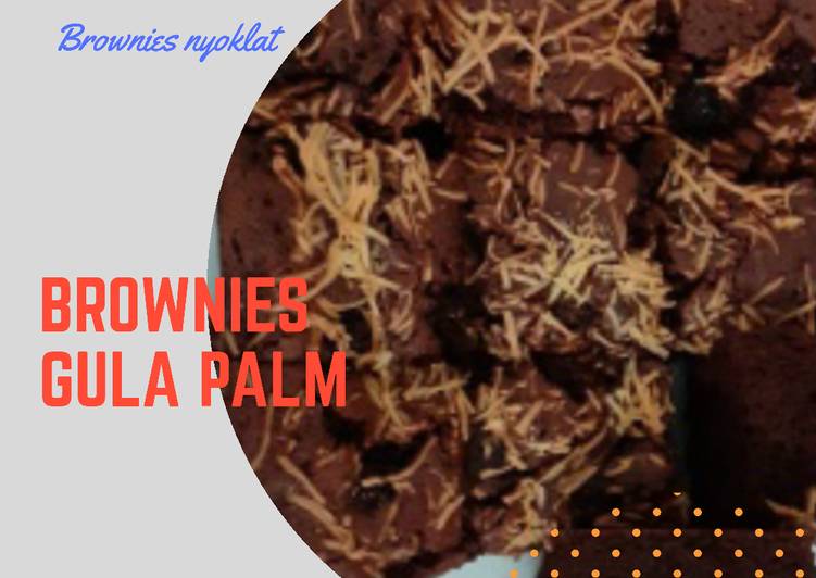 Cara Buat Brownies Panggang Gula Palm yang sederhana