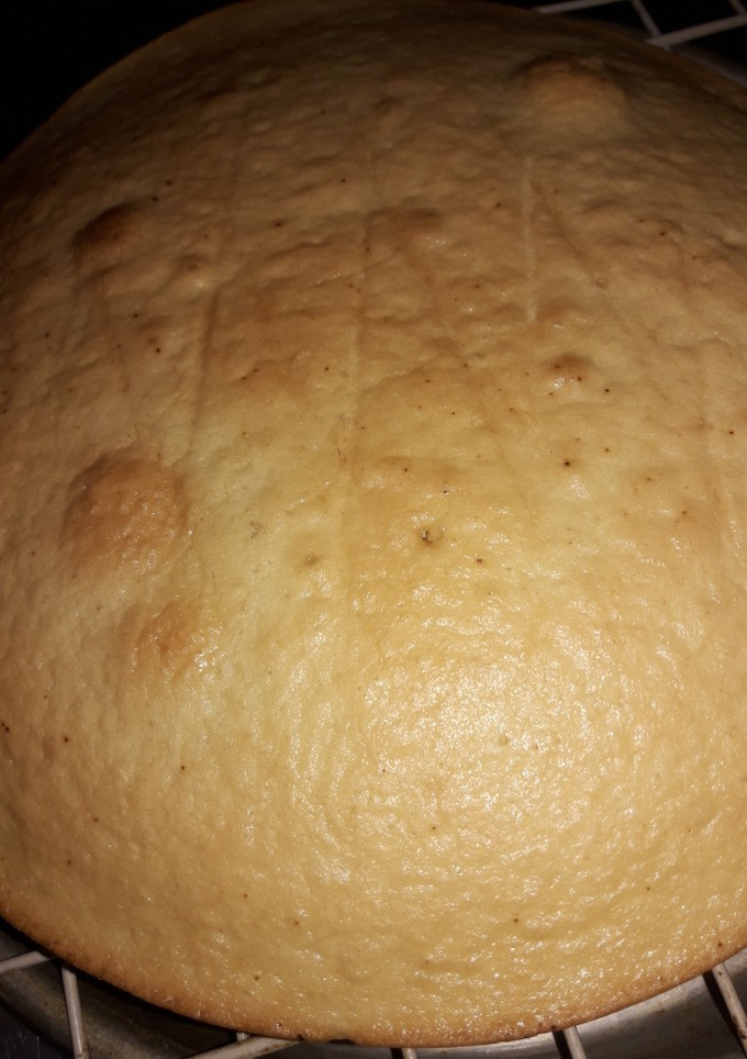 Una foto de Torta de vainilla en sartén