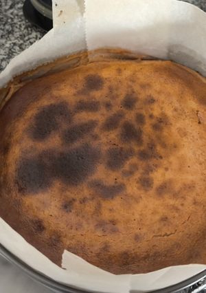 Una foto de Tarta de queso y Nocilla al horno