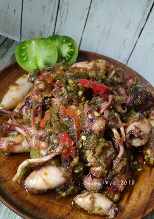 Foto resep Cumi Asin Cabe Ijo