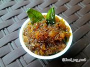 A picture of amla chutney with jaggery