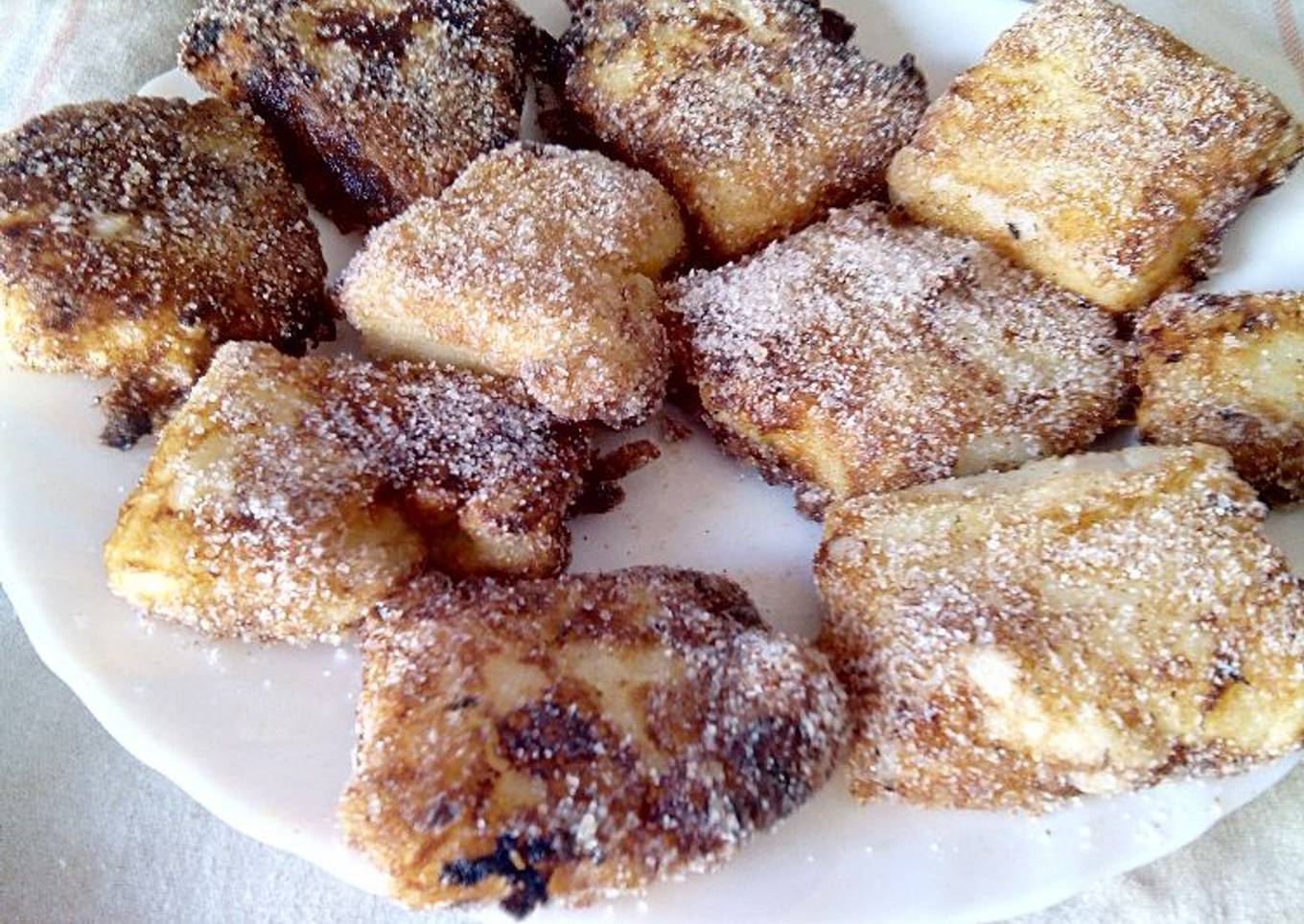 Leche frita de arroz con leche