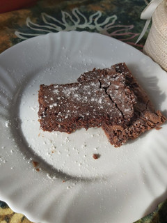Una foto de Brownie con Nutella