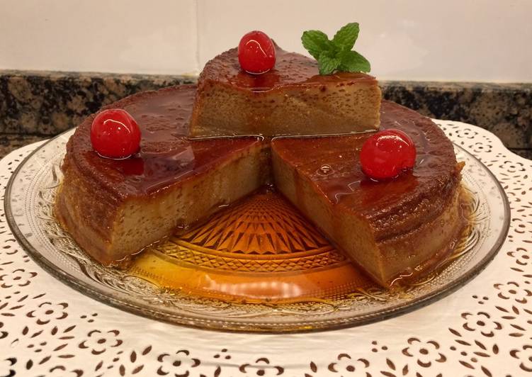Flan de café