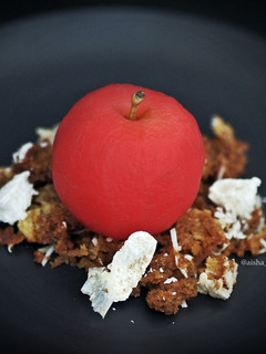 Foto resep Coconut Coffee Cake & Poached Apple