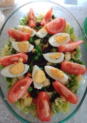 Una foto de Ensalada multicolor súper nutritiva
