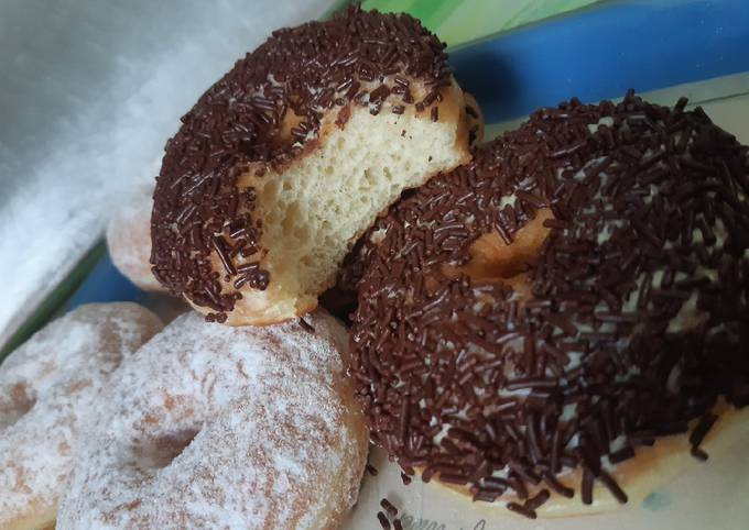 Wajib coba! Resep bikin Donat tanpa kentang  gurih