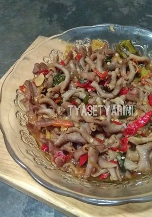 Foto resep Tumis usus pedas