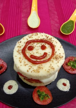 A picture of Idlli Burger.