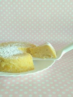 Una foto de Pastel Japonés de Queso Vegano (Cotton Cheesecake)