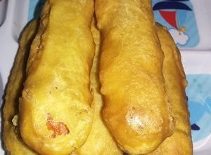 Una foto de Corn dogs. (banderillas)