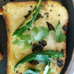 A picture of Bread dhokla.