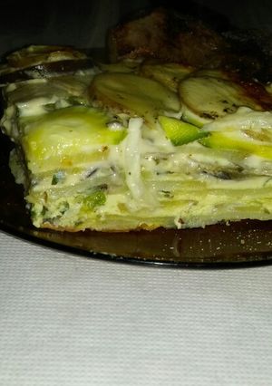 Una foto de Pastel de papa y vegetales