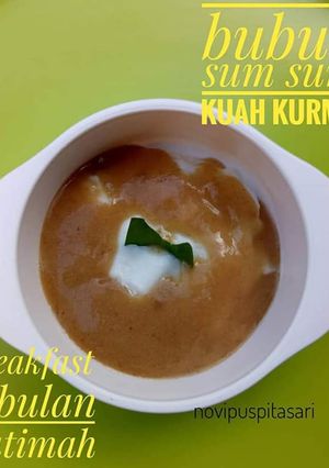 Foto resep Mpasi 8 Bulan.. Bubur sum sum Kuah kurma