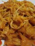 Fishmaw night flowers with volcano sauce