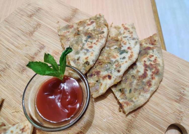 Onion Mint Paratha