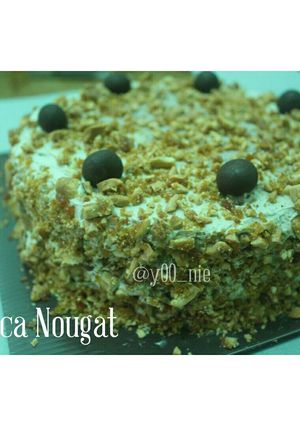 Foto resep Cake Mocca Nouggat