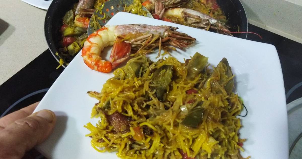 Receta de fideuá del señorito o fideuà del senyoret