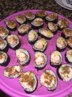 Una foto de Sushi casero!🍣🍱