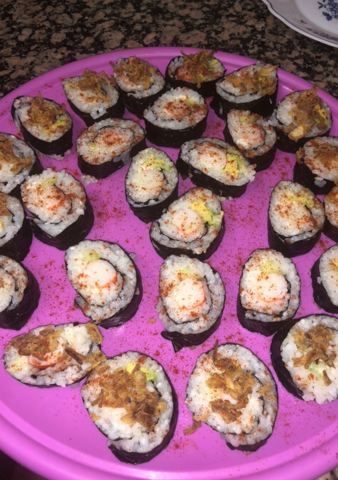 Una foto de Sushi casero!🍣🍱