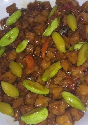 Foto resep Tempe nyemek kecap + petai