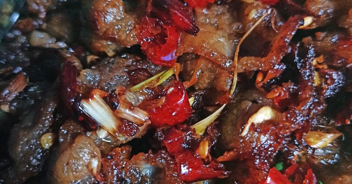 Resep Sei Sapi Ala Rumahan Ft. Sambal Luat oleh Agiseptami - Cookpad