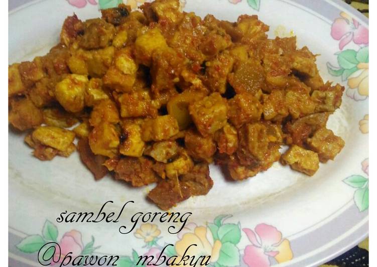 Sambel goreng KTT (kentang,tempe,tahu) #BikinRamadanBerkesan