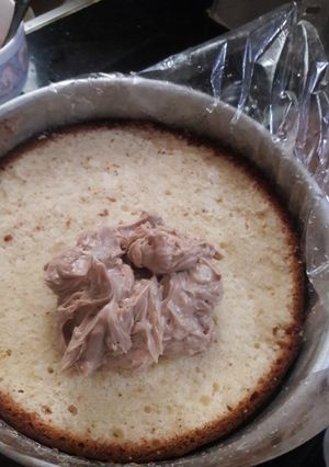 Une photo de Crème mousseline au chocolat