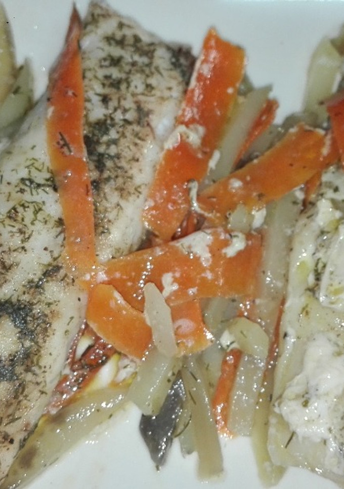 Una foto de Pescado en papillote