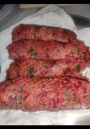 A picture of Beetroot Chilla.