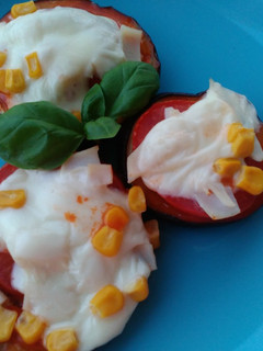 Una foto de Berenjena estilo minipizza