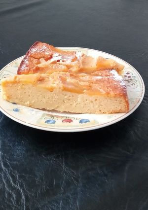 Una foto de Cheesecake de manzanas