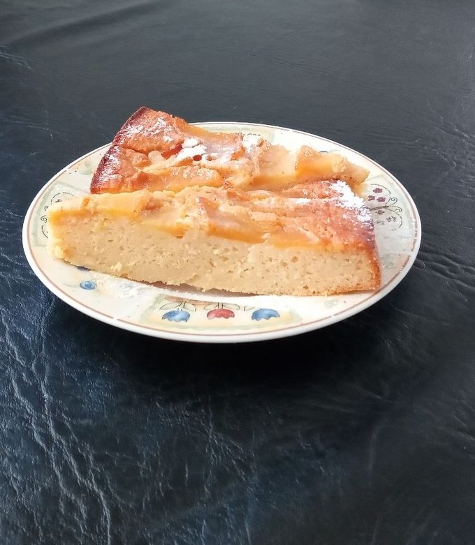 Una foto de Cheesecake de manzanas