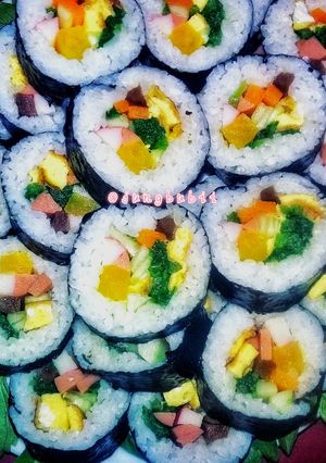 Hình của món Kimbap Korea - Cơm cuộn Hàn Quốc #3.