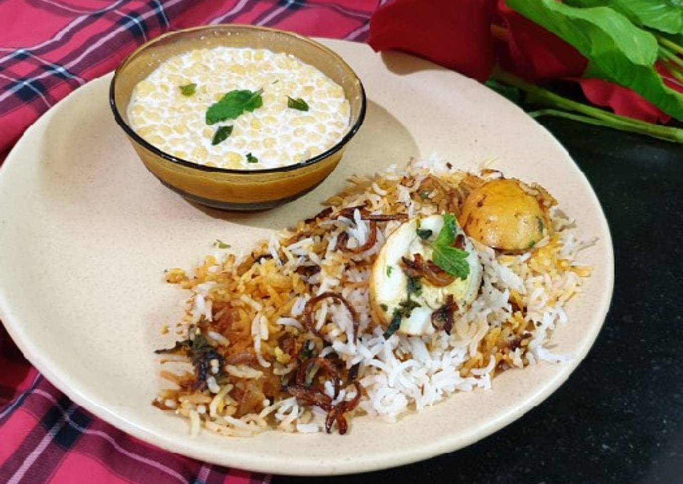 Nawabi Egg Biryani