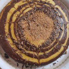 A picture of Zebra cake.