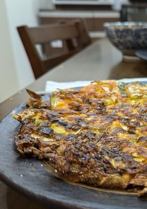 A picture of Vegetable Oven-omiyaki.