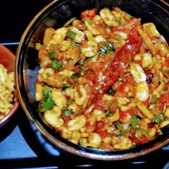 A picture of Peanut SadhekoPeanut Salad in Nepali Style Badam Sadheko.