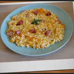 Ριζότο με κολοκύθα και απάκι by cook mentors!!!-レシピのメイン写真
