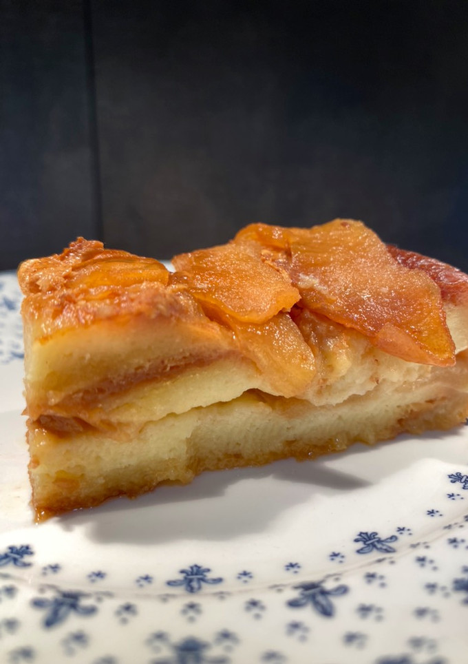Una foto de Tarta de manzana con toña
