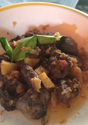 Foto resep Jantung ayam saus kentang