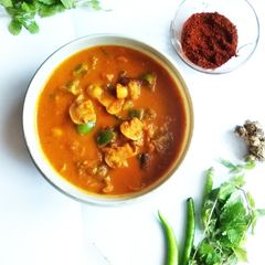 A picture of Healthy cashew mushroom masala.