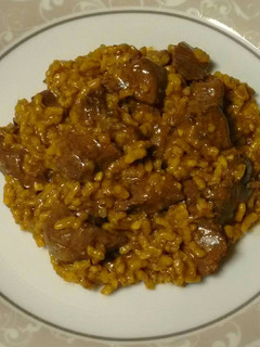 Una foto de Arroz con higaditos súper rápido