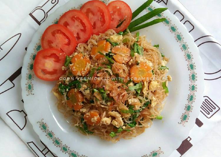 Corn Vermicelli With Scrambled Egg