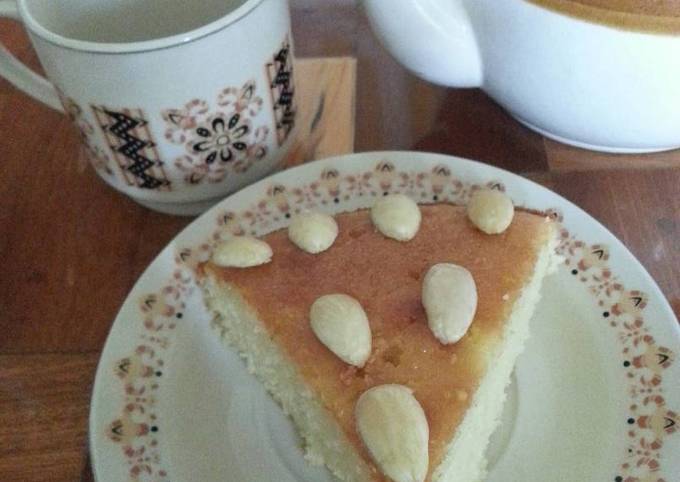 Simple Way to Make Any-night-of-the-week Revina (semolina cake)