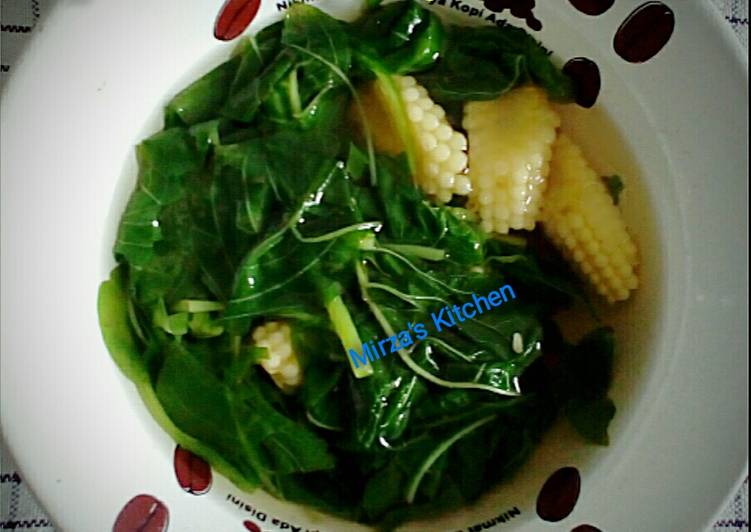 Langkah Mudah untuk mengolah Sayur Bening Bayam Putren #menusehatanak Anti Gagal